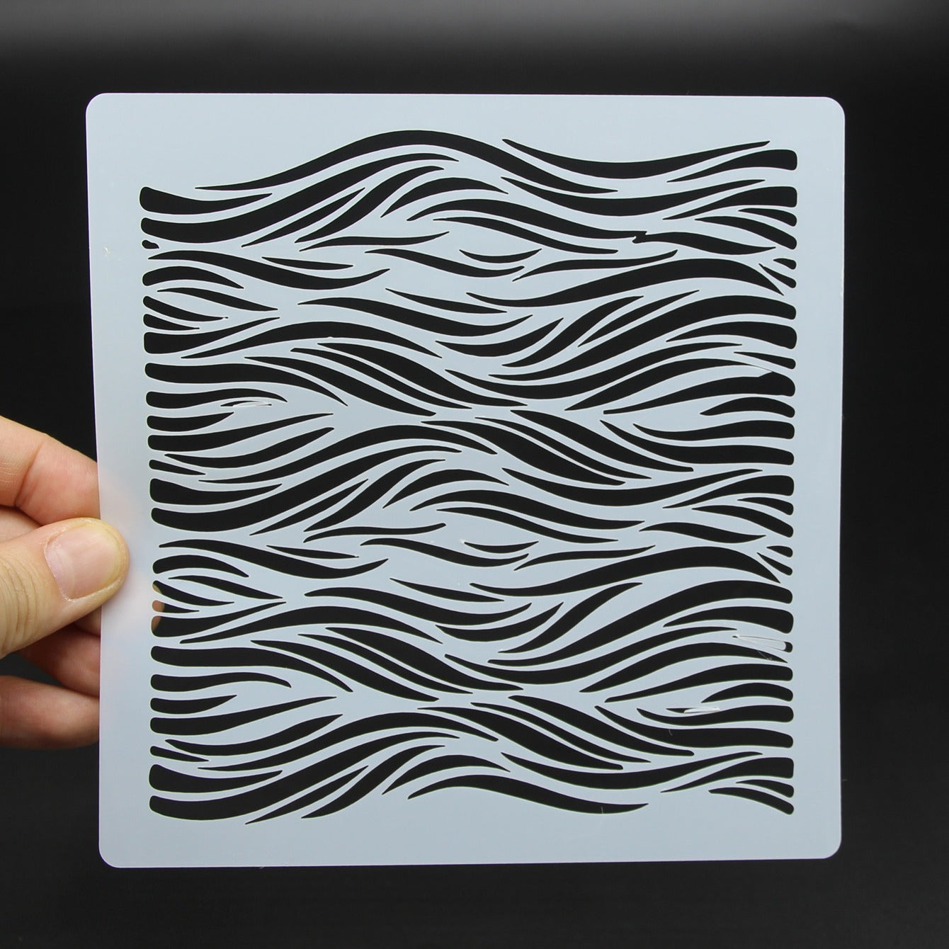 Kids Wave Painting Template - Creative Art Activity