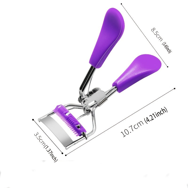 Wide Angle Eyelash Curler With Comb Eye Lash Clip Makeup Tool