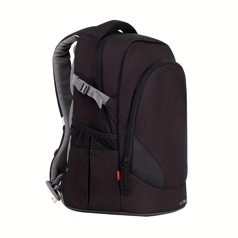Materns Middle School Schoolbag Large Capacity Lightweight Backpack