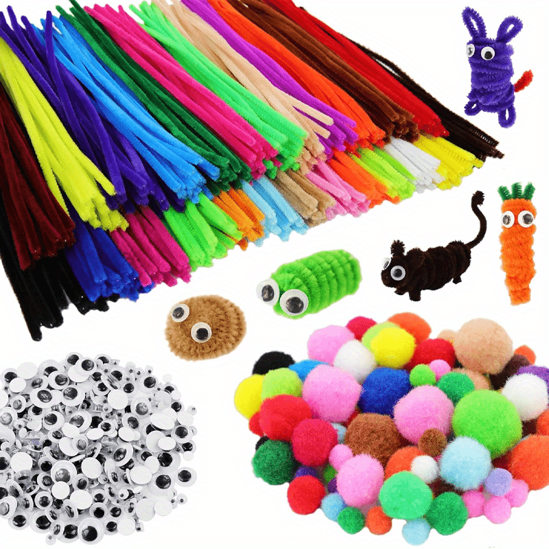 832pcs Pipe Cleaners Craft Set for DIY Activities & Parties