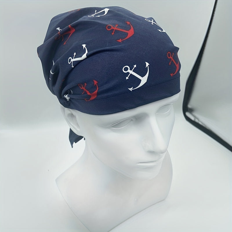 Breathable Pirate Headscarf Hat for Catering Staff