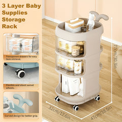 Whale Baby Gear Storage Rack Tier Floor Standing Shelf