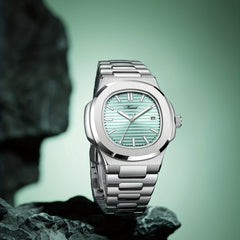 Youth Stainless Steel Quartz Watch Luminous Date Waterproof