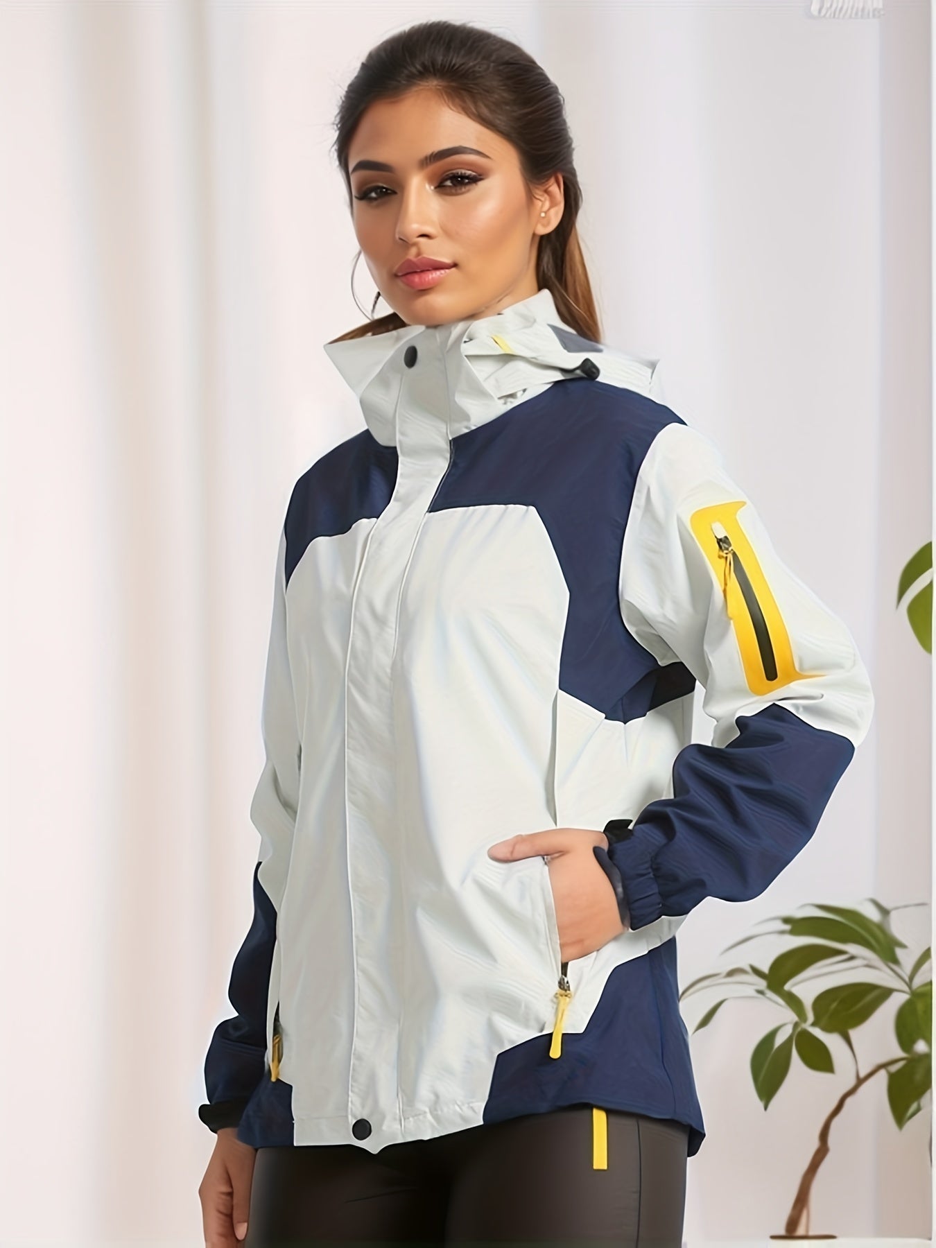 Women's Outdoor Set Plus Velvet Thick Fleece Windproof and Waterproof