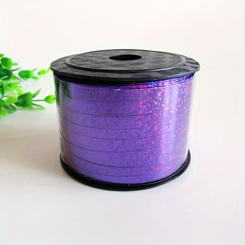44m Christmas Balloon Ribbon Laser Crimped for Crafts Gift Wrapping