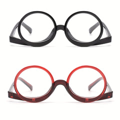 Makeup Reading Glasses Flip Lens Cosmetic Make Up Eye Glasses