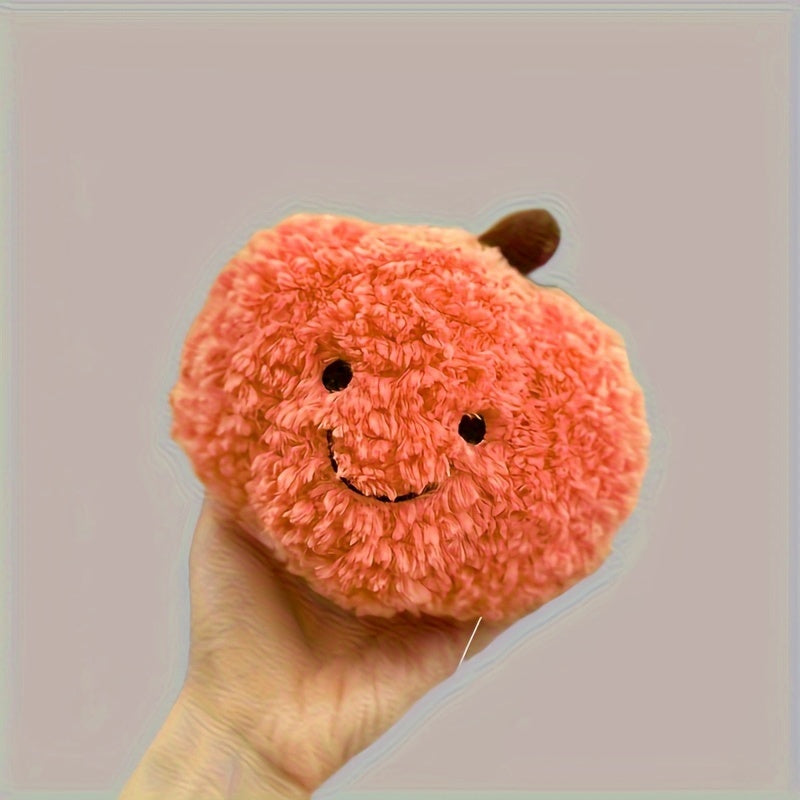 Halloween Pumpkin Plush Toy Pillow Soft Stuffed Pumpkin with Smiling Face