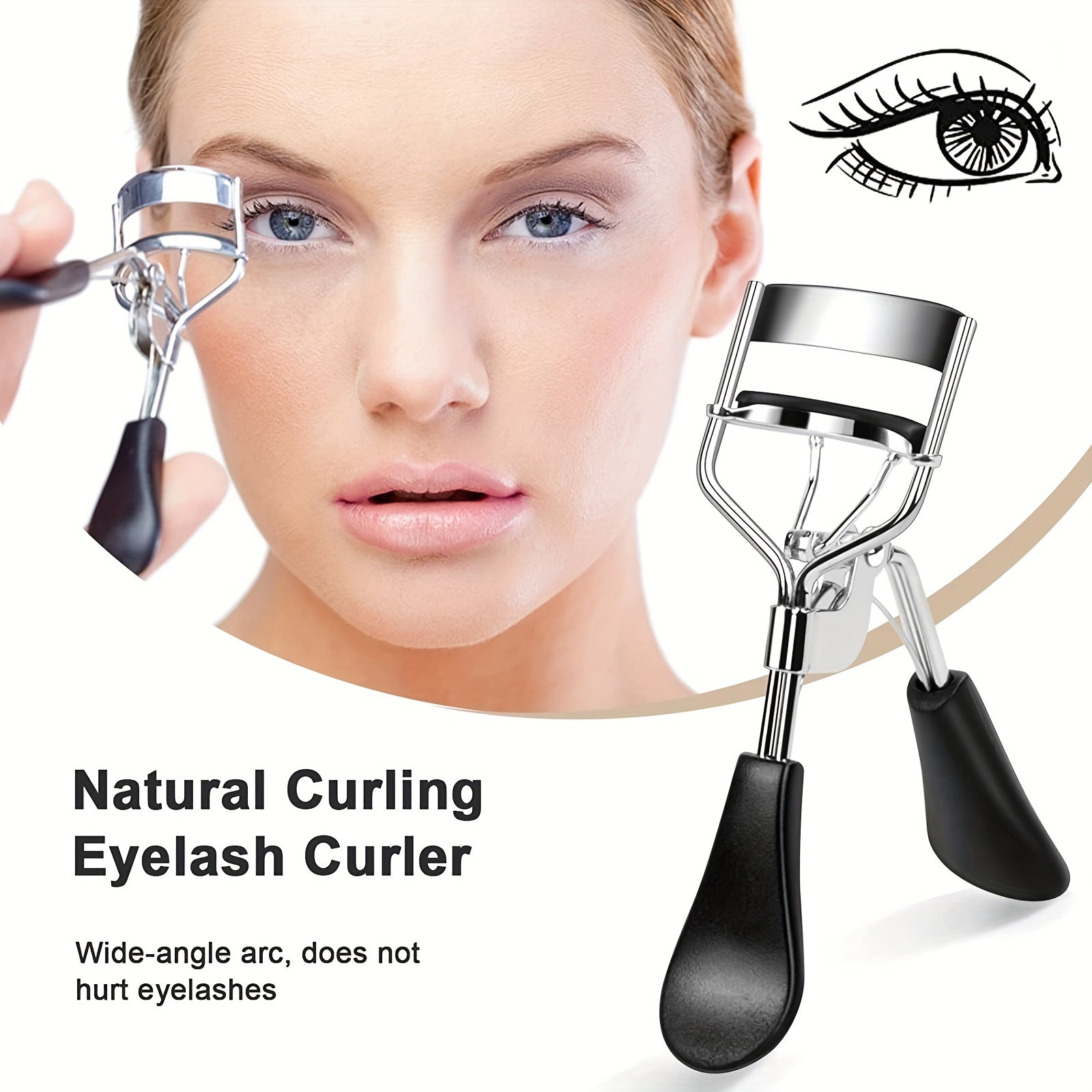 Eyelash Curler Lash Curler With 10 Extra Silicone Pads