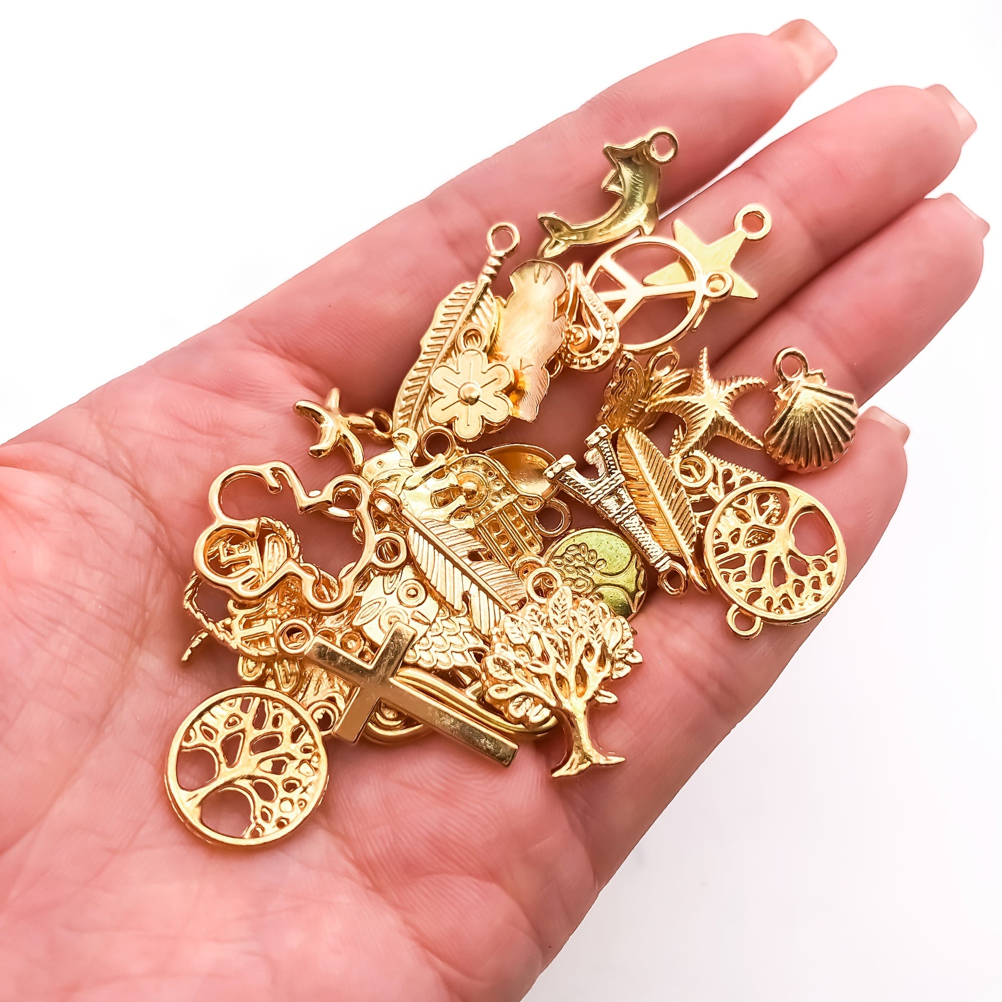 30pcs Zinc Alloy Tree Of Life Charms Pendants for DIY Jewelry Making