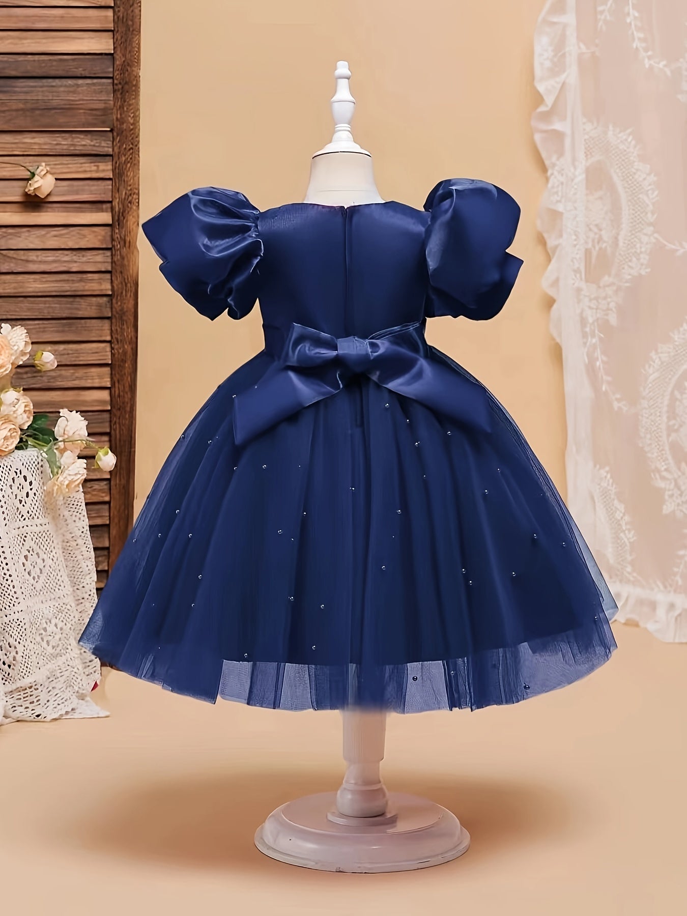 Girl's Ball Gown Princess Dress With Bow Formal Dress – CRAZE