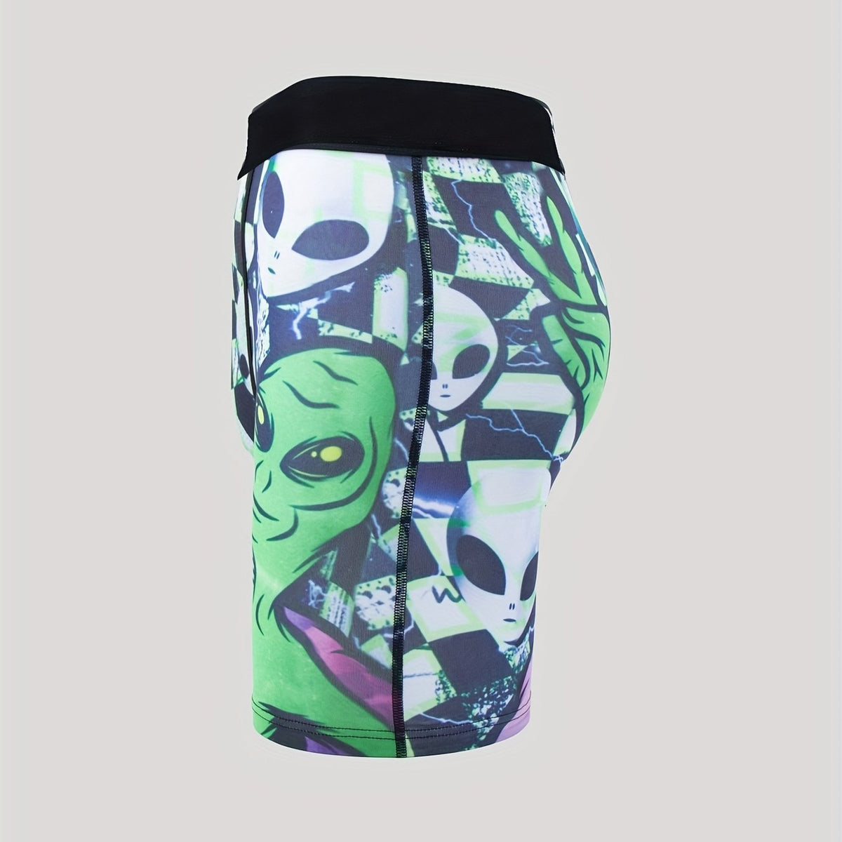 Alien Graphic Boxer Shorts High Stretch Breathable Underwear