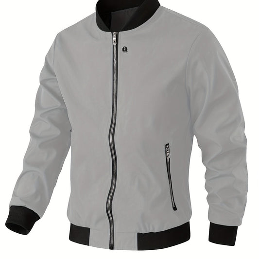 Men's Waterproof & Windproof Jacket Outdoor Zipper Front