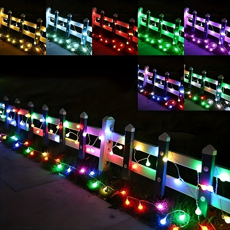 40 LED Remote Control Fairy Light Strings - Waterproof Globe Starry Sky Light