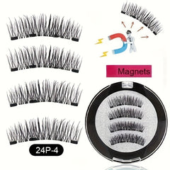 Magnetic Eyelashes Natural Look Soft Makeup Extended Reusable False Eyelashes