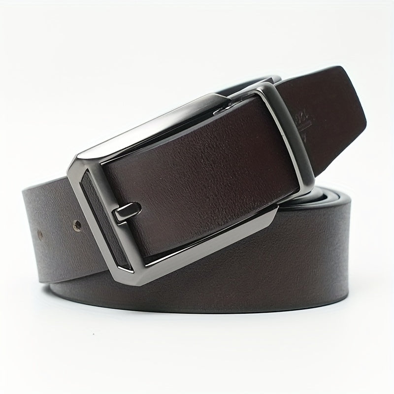 Men's Leather Needle Buckle Business Leisure Belt