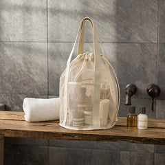 Hollow Out Makeup Bag Travel Toiletry Organizer Drawstring Cosmetic Bag