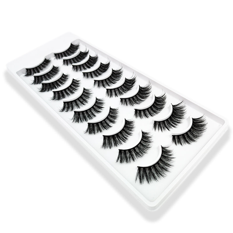20 Pairs 3D Makeup False Eyelashes Long Dense Soft Set for Cosplay Costume Party