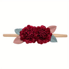 Flower Hairband Soft Elastic Headband Hair Accessories For Girls