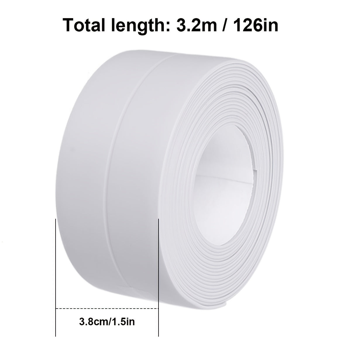 Waterproof Caulk Tape Sealant Strip Kitchen Bathroom Self Adhesive Tub Sealing