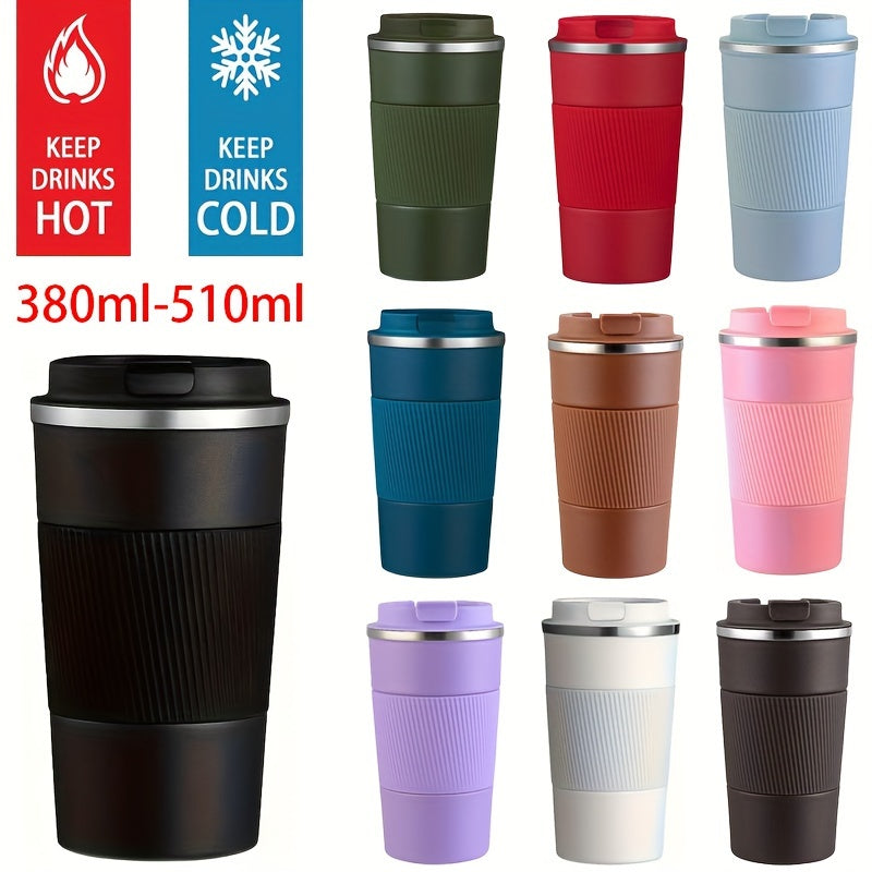 Stainless Steel Travel Mug 380ml 510ml with Lid