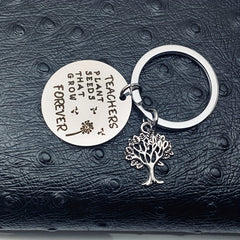 Stainless Steel Keyring Grateful Gift To Teachers