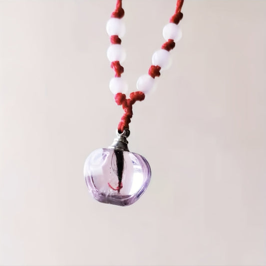 Newborn Keepsake Pendant Birth Hair Hanging Chain Necklace Memorial Gift
