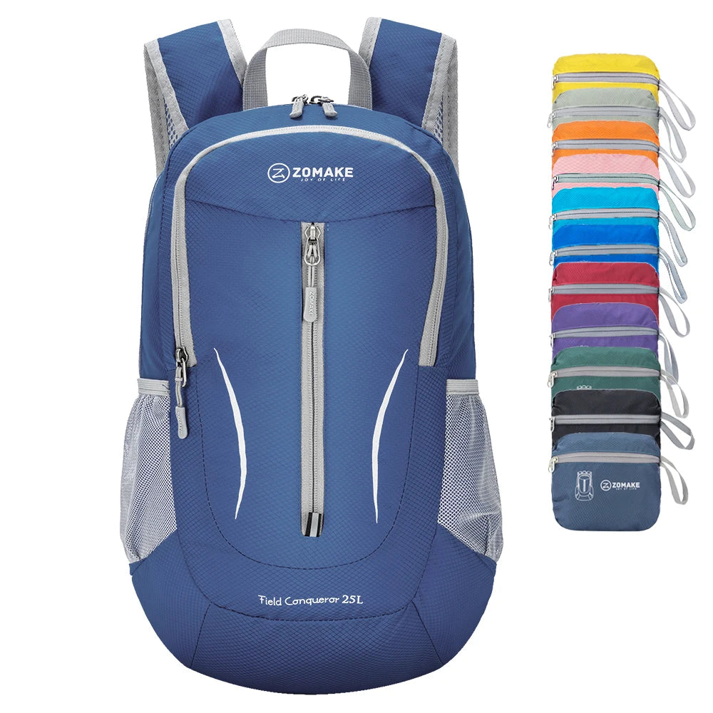 25L Packable Backpack Water Resistant Hiking Daypack