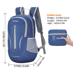 25L Packable Backpack Water Resistant Hiking Daypack