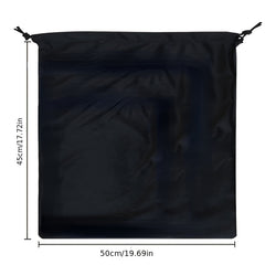 1pc Drawstring Storage Bag for Wardrobe Hanging Dustproof Organizer