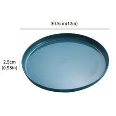Afternoon Tea Serving Platter Round Large Tray Household Multifunctional Plate