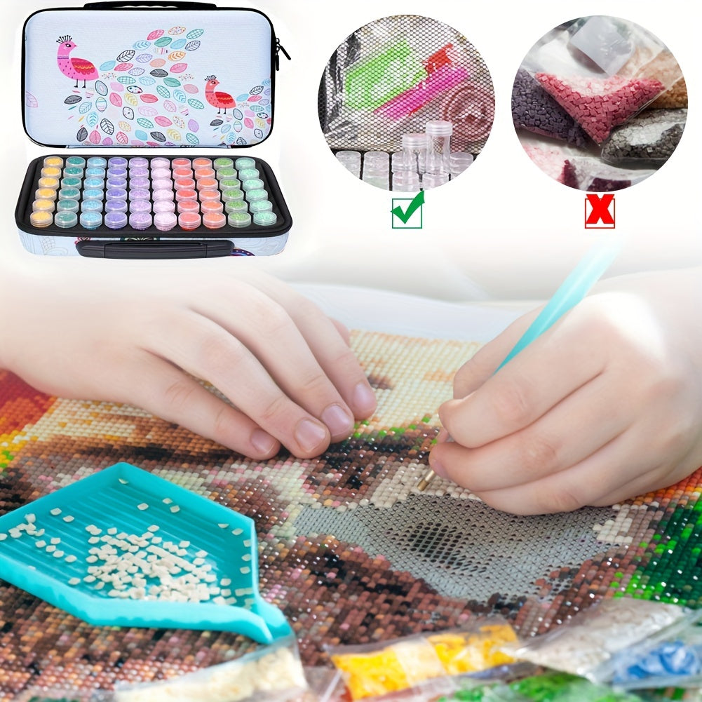 30 Slots Diamond Painting Accessory Storage Kit for DIY Diamond Art Rhinestone