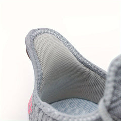 Women's Woven Flat Running Shoes Anti slip Casual Sneakers