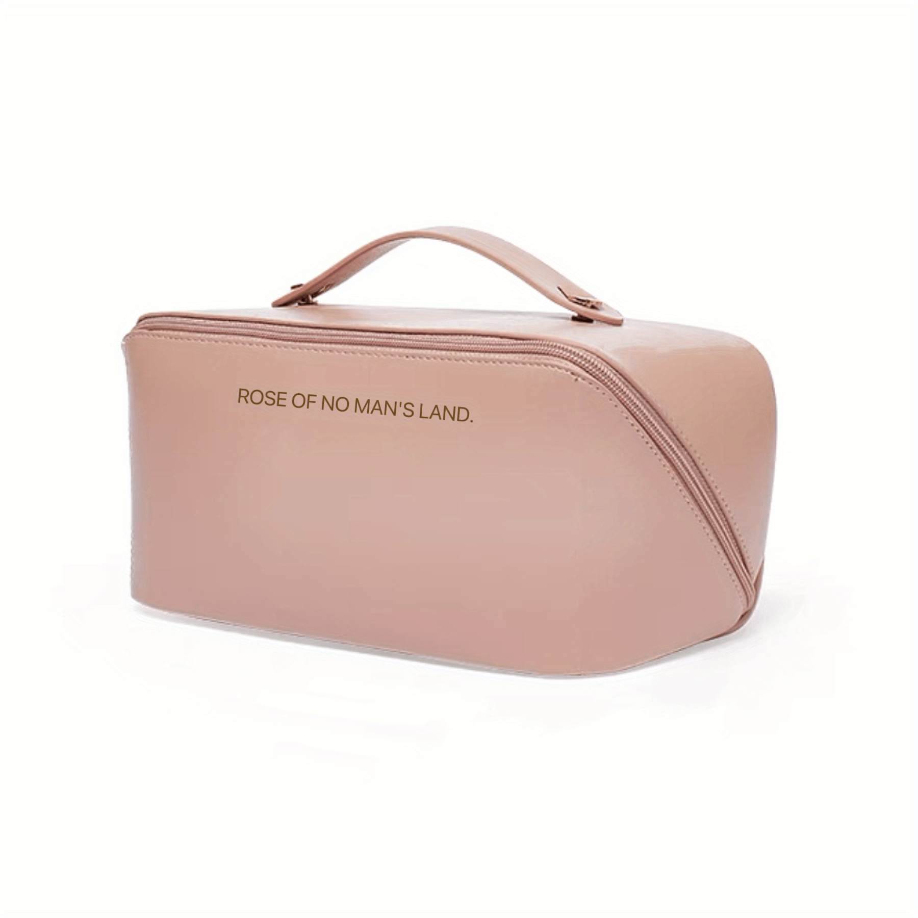 Minimalist Zipper Makeup Bag Solid Cosmetic Bag