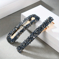 2pcs Geometric Hair Clips for Women Girls