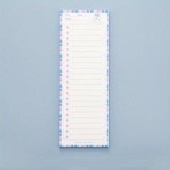 1pc Ins Creative Horizontal Line Grid Memo Plan Book