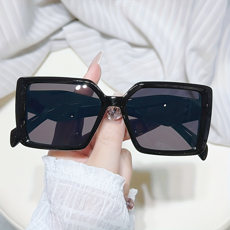 Large Square Sunglasses Mod Jelly UV400 Sun Shades For Driving