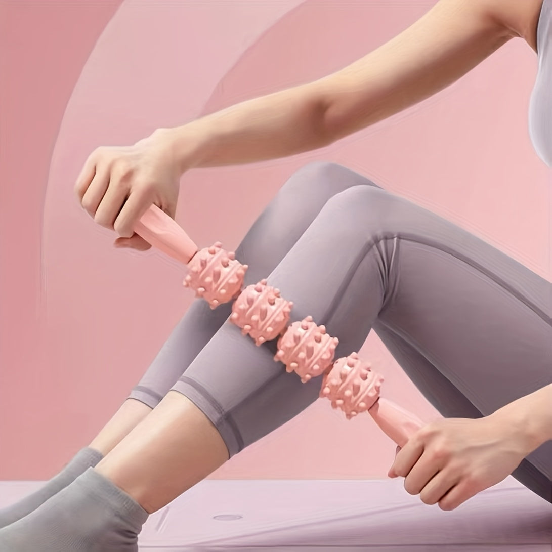Massage Stick for Muscle Pain Relief - Ideal for Yoga, Fitness & Running