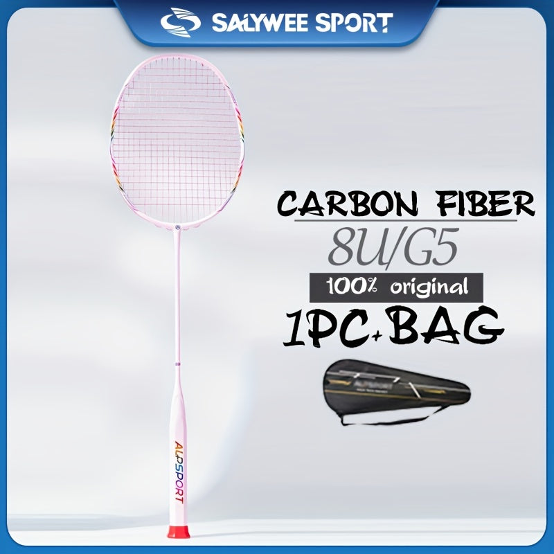 Carbon Fiber Badminton Racket SYBBQ 8U 10 89 13 61KG Light Professional