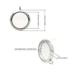 Silver Screw Cap Pet Memorial Pendant Engraved Name Years Plate