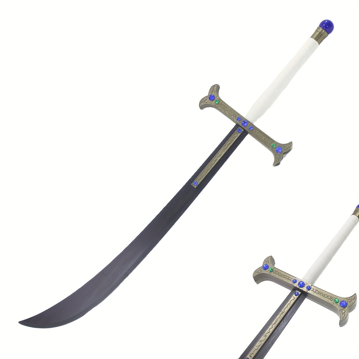 Wooden Samurai Sword for Anime Cosplay - Large Size
