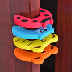 5pcs Baby Child Safety Door Stopper Animal Foam Door Clip