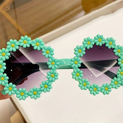 Fashionable Sunshade Wreath Sunglasses For Girls
