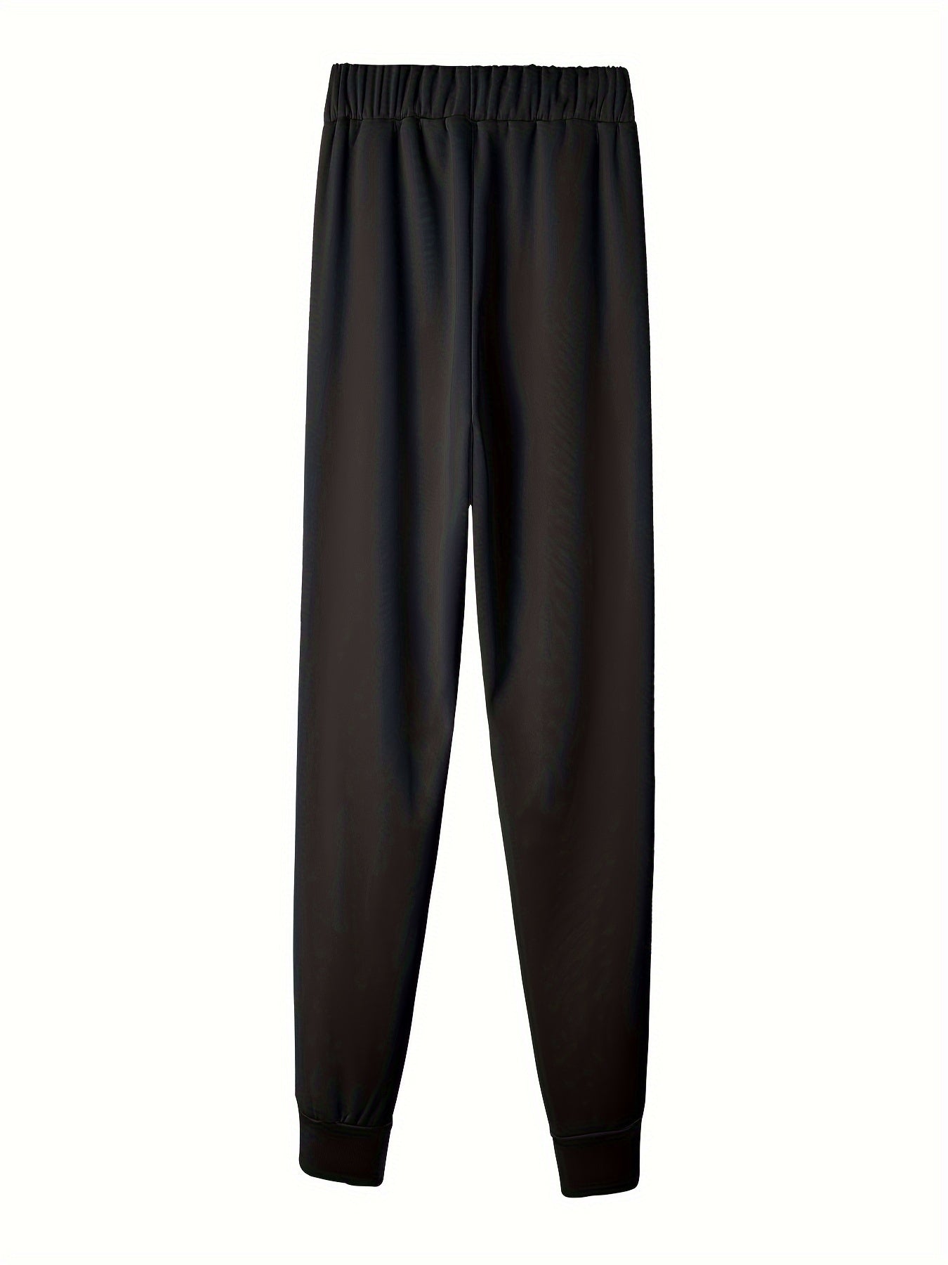  Casual Pants Women's Plus Letter & Floral Print Harem Trousers