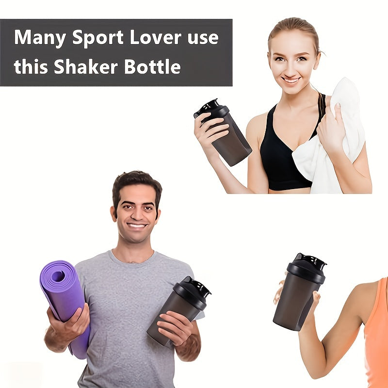 12oz Plastic Shaker Bottle Stainless Blender Ball Protein Mixes