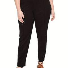  Elastic High Rise Trousers