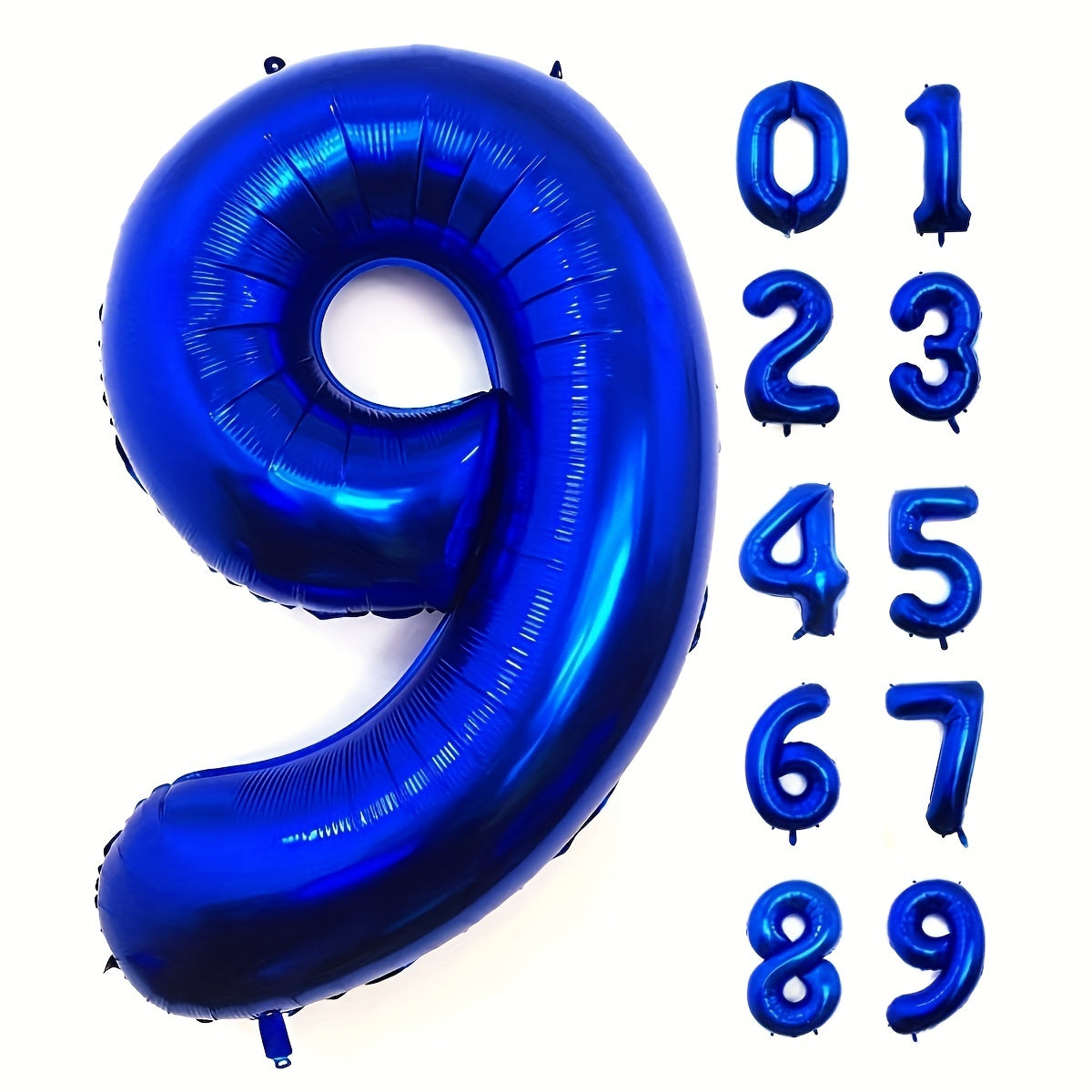 40 Inch Navy Digital 0-9 Large Number Balloon for Party Graduation Anniversary