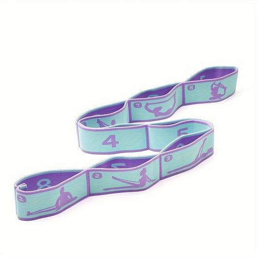 Yoga Stretching Tension Belt Fitness Resistance Rope for Dance Training