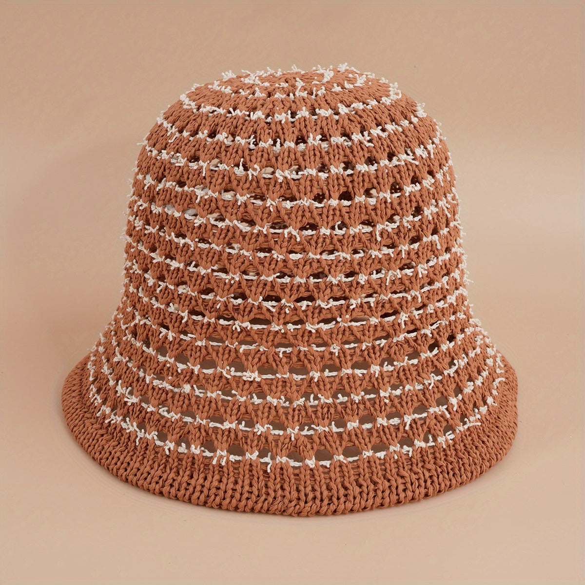 Woolen Plaid Fisherman Hat Autumn Winter All-match Bucket Hat