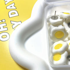 20pcs Egg Shaped Decorative Push Pins Office/Home Organization