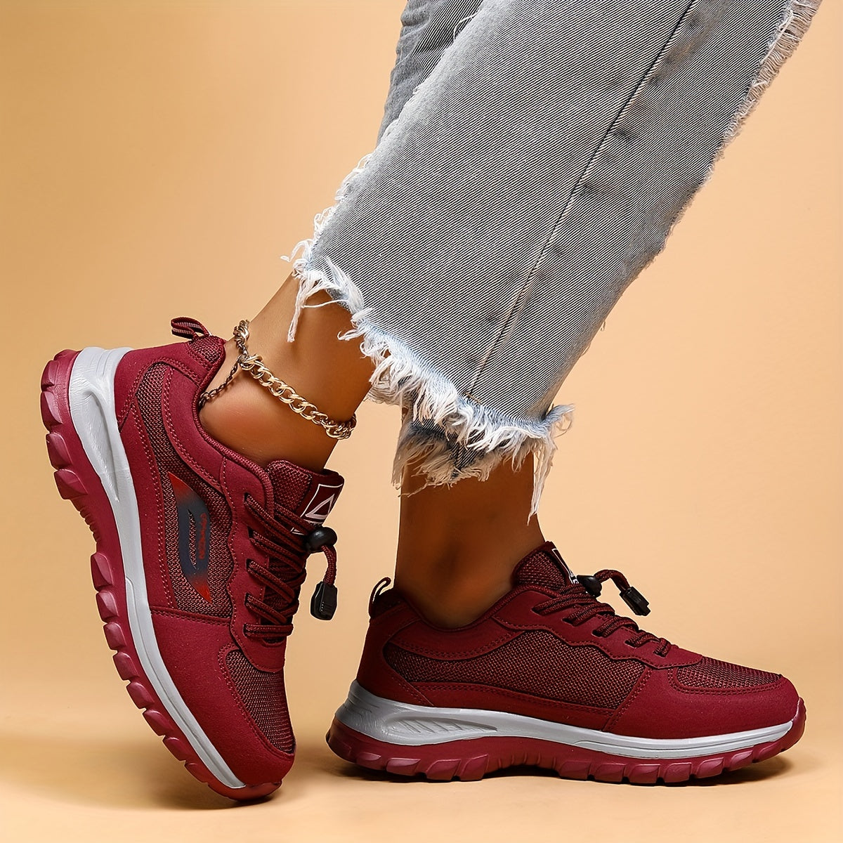 Women's Non-slip Hiking Shoes Comfortable Thick Bottom Outdoor Shoes